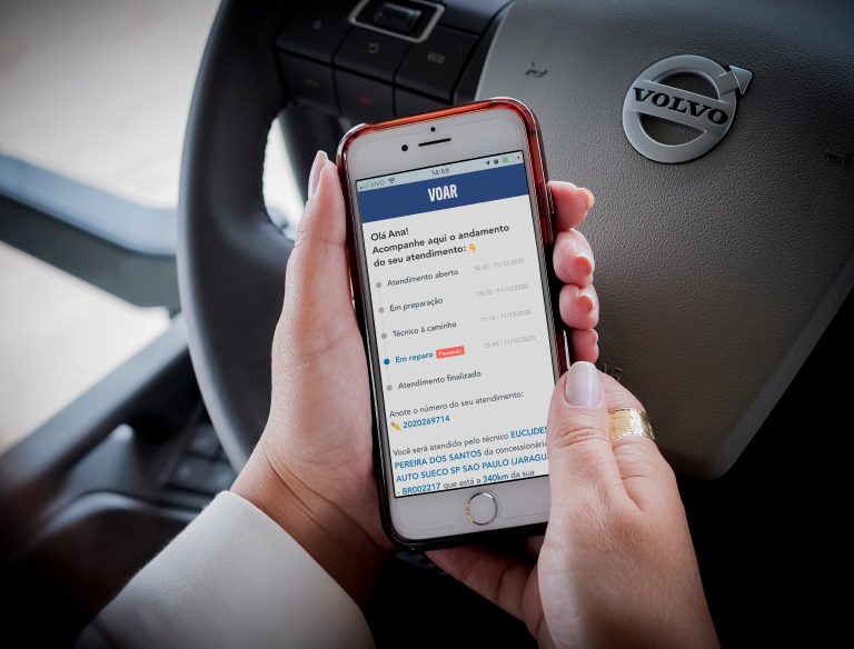 Volvo lança plataforma digital para atendimentos emergenciais