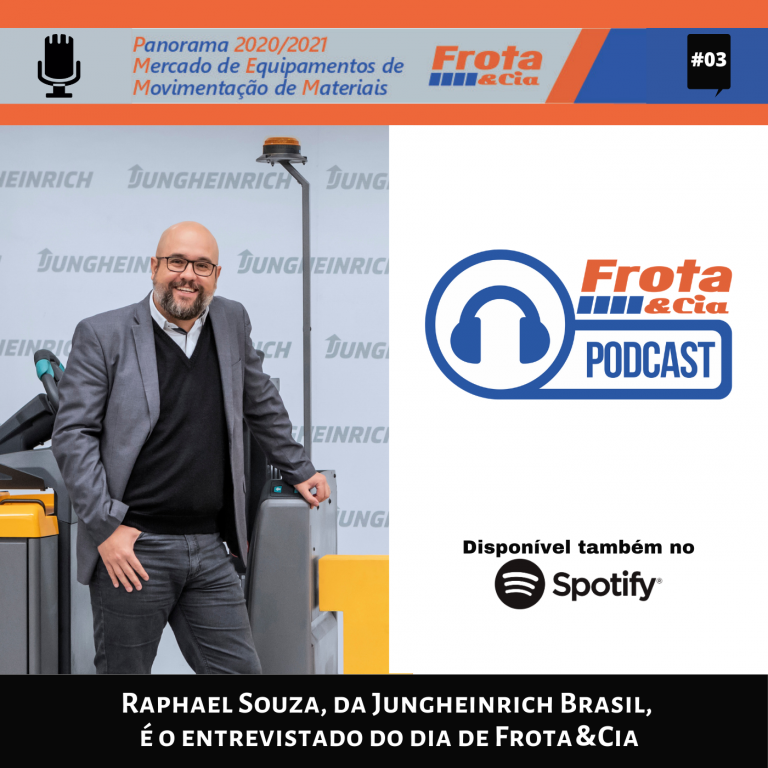 Raphael Souza, da Jungheinrich Brasil, é o entrevistado do dia de Frota&Cia