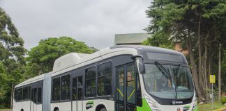  A Marcopolo embarcou o primeiro lote de 109 ônibus urbanos de um total de 472 unidades adquiridas pela Scania West Africa
