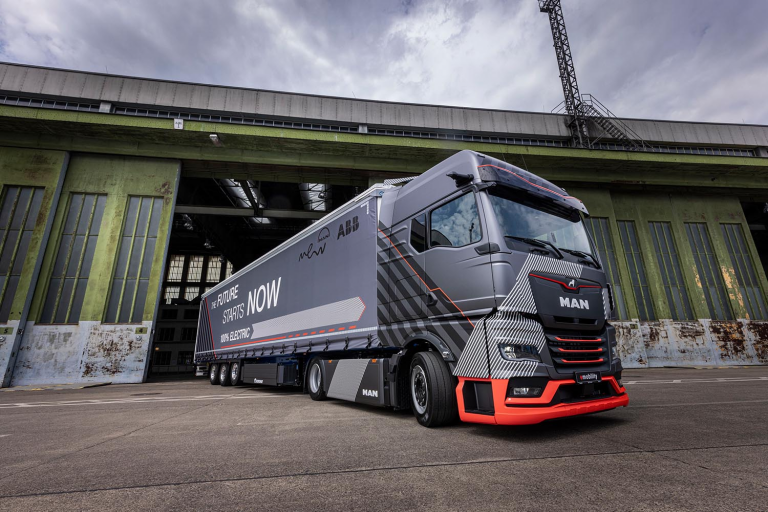 Em Berlim, Man apresenta caminhão elétrico com autonomia de até 800km
